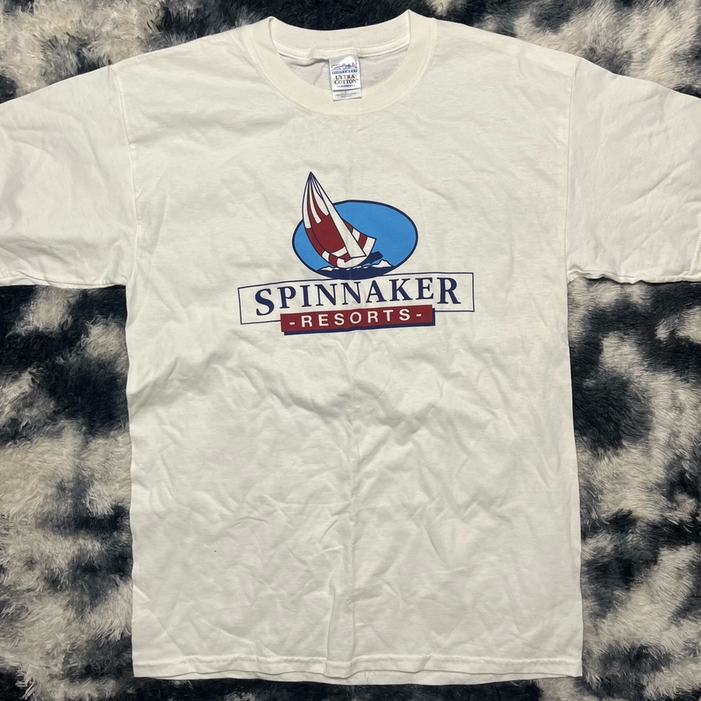 Vintage White Graphic T Shirt